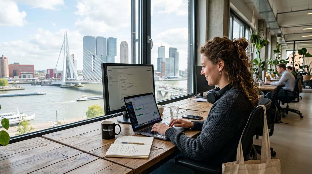 South Holland freelancers charge an average of €85 an hour and reported €63,214 average profit, both above the national average in new Knab research.